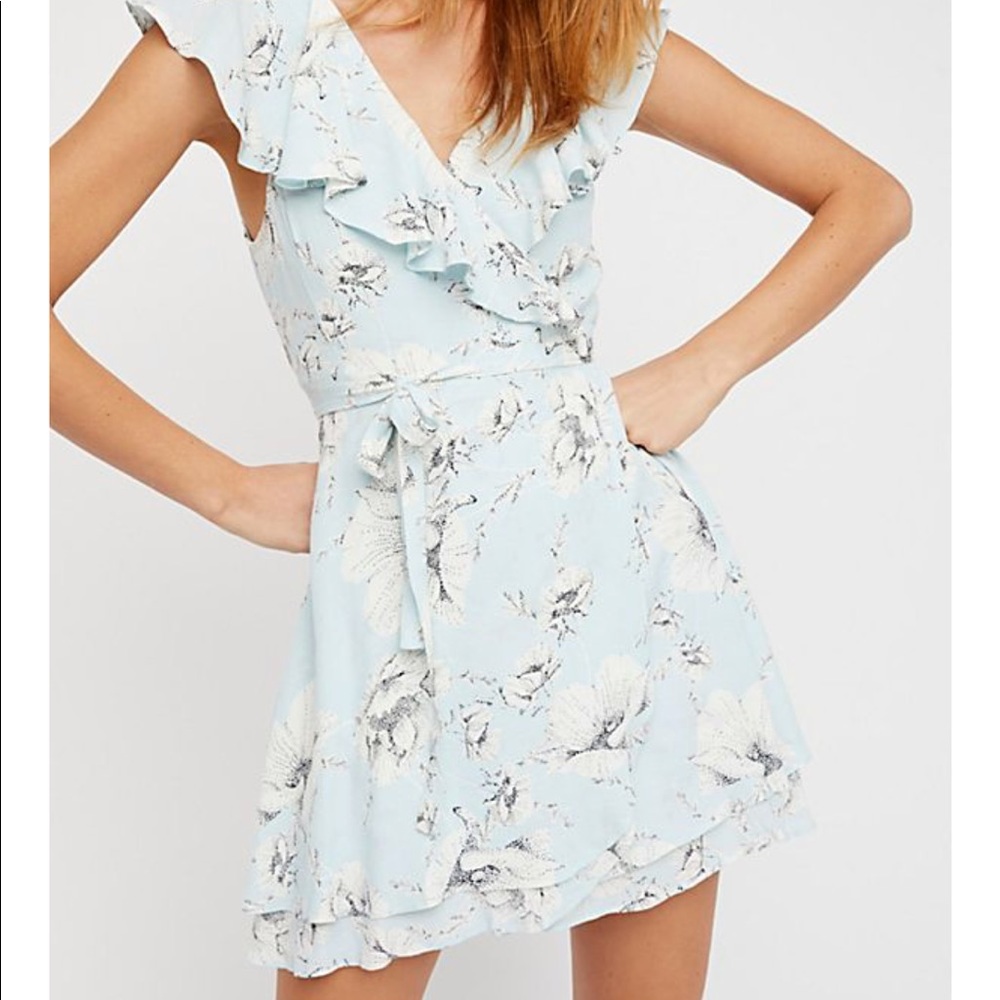 French Quarter Wrap Mini Dress by Free People